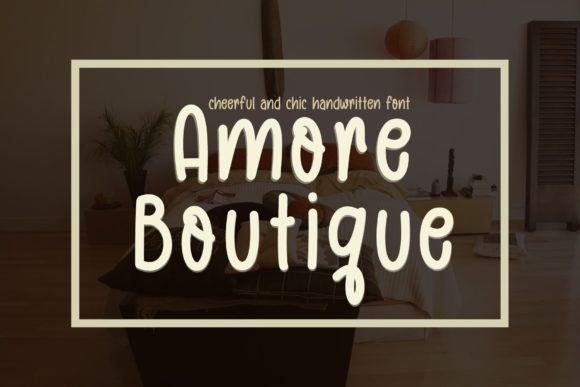 Amore Boutique Font for Handmade Brands