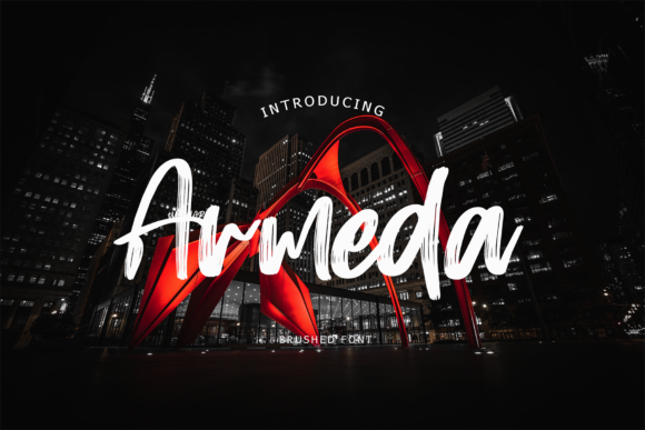 Armeda Font: A Relaxed Script for Editorial Design