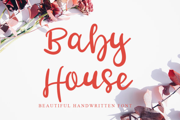Baby House Font for Joyful Branding Projects