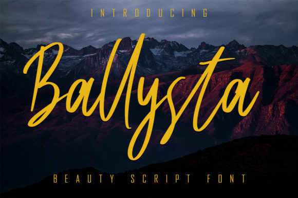 Ballysta: The Relaxed Script Handwritten Font for Modern Campaigns
