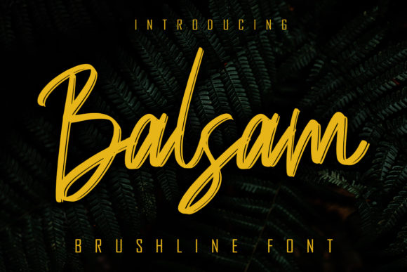 Balsam: A Relaxed Handwritten Font for Makers