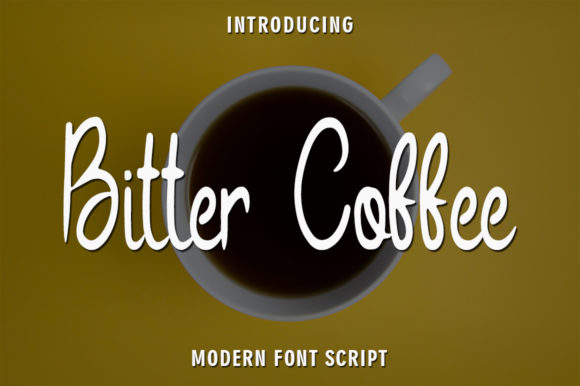 Bitter Coffee Font for Small Business Branding