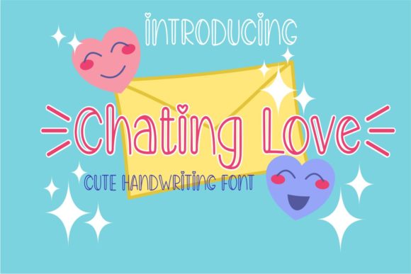 Chating Love: A Handwritten Typeface for Editorial Design