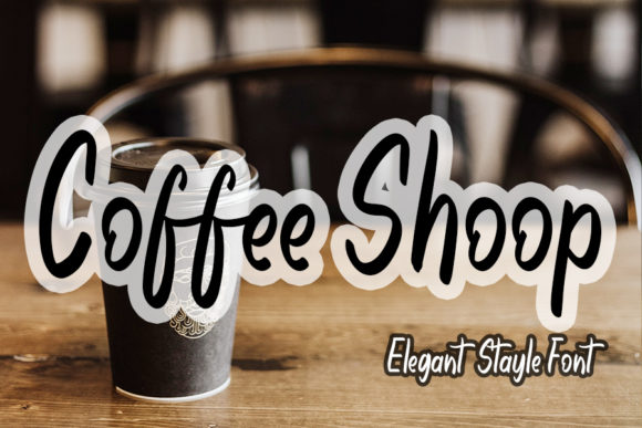 Coffee Shoop: A Flowing Handwritten Font for Web Design