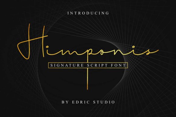 Himponis: A Relaxed Script Font for Modern Campaigns