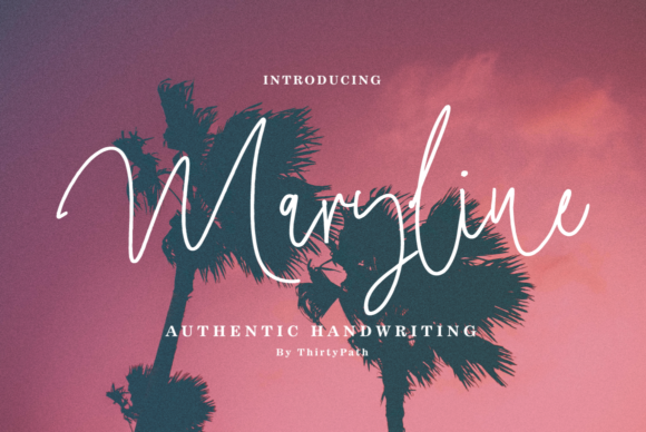 Maryline: The Elegant Script Font for Modern Campaigns