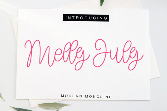 Melly July Font for Elegant Small Business Branding