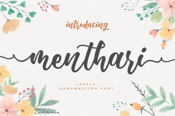 Menthari: The Elegant Script Font for Makers