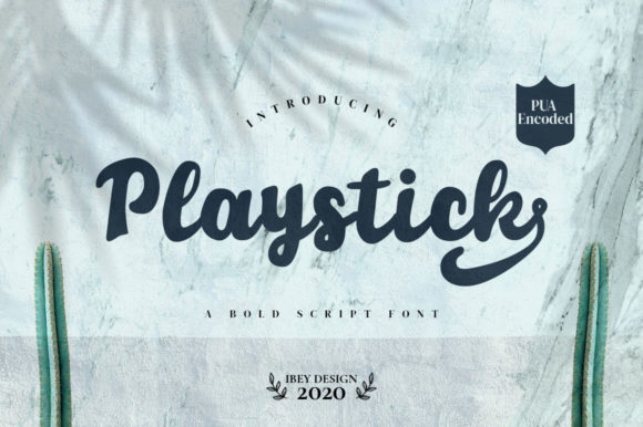 Playstick Font for Elegant Handmade Designs