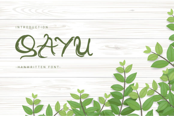 Qayu Font: Elevating Brand Identity with Elegant Script