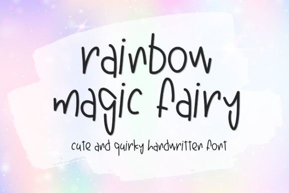 Rainbow Magic Fairy Font for Creative Makers