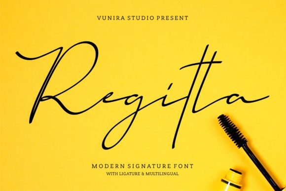 Regitta: The Elegant Handwritten Font for Modern Web Design