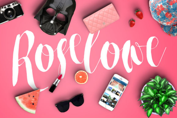 Roselowe: A Modern Script Handwritten Font for Branding