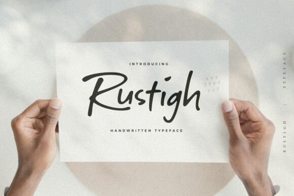 Rustigh: The Handwritten Font for Modern Brands