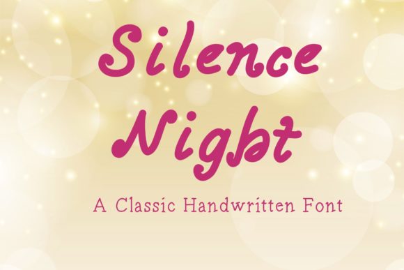 Silence Night Typeface for Digital Design