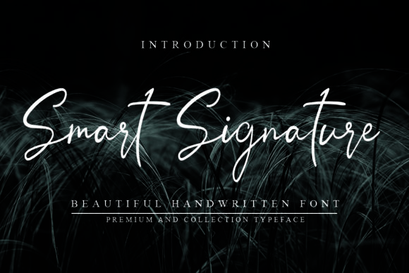 Smart Signature Font for Elegant Web Design