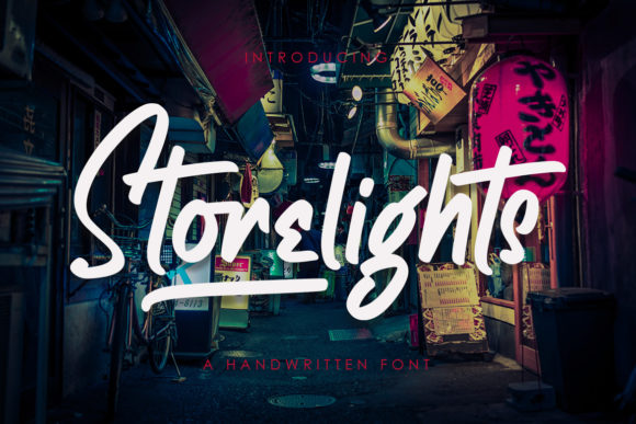 Storelights Font for Handmade Brands