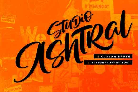 Studio Ashtral Typeface for Editorial Design