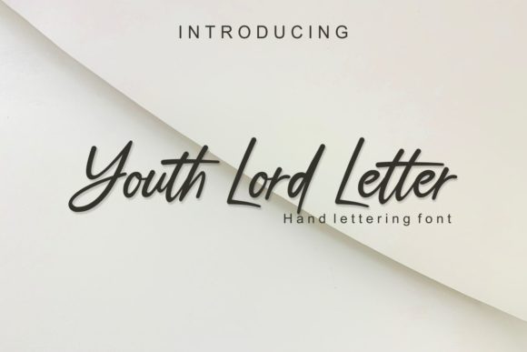 Youth Lord Letter Font for Elegant Handmade Branding
