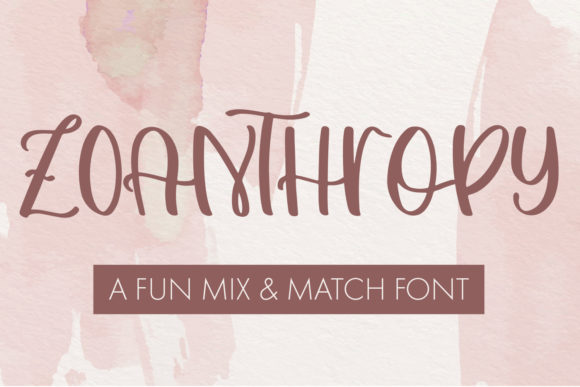 Zoanthropy Font: Elegant Script for Editorial Design
